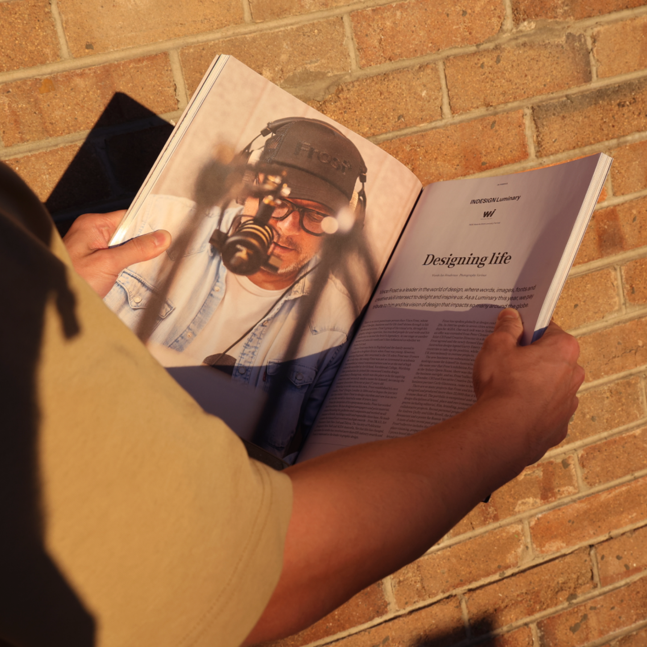 Vince Frost in Indesign magazine feature